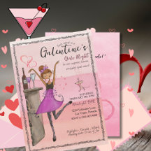 Pink Galentine's Day Girls Night Out Party