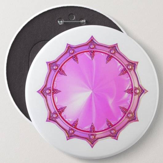 Pink Game Board Fun T - Shirt Button (Vorne & Hinten)