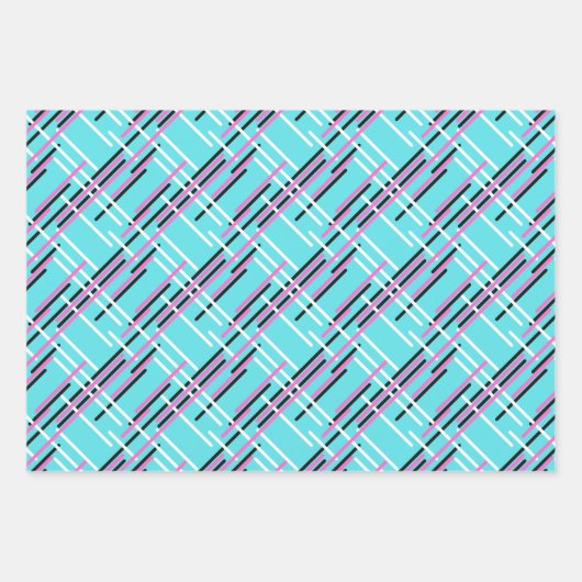 Pink Gamer Pixel Gift Wrapping Paper Set Geschenkpapier Set (Vorderseite 3)