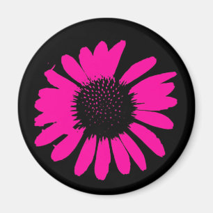 Pink-Gänseblümchen Magnet