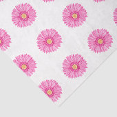 Pink Garbera Blume Muster Gewebe Papier (Ausschnitt)