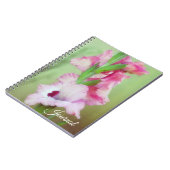 Pink Garden Blume Notizblock (Linke Seite)