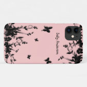 Pink Garden Butterfly Persönlich Case-Mate iPhone Hülle (Rückseite (Horizontal))