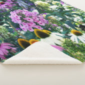 Pink Garden Phlox Landschaft mit Kone-Blume Sherpadecke (3/4)