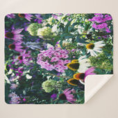 Pink Garden Phlox Landschaft mit Kone-Blume Sherpadecke (Vorderseite (Horizontal))