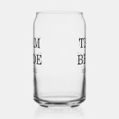 Pink Garden Rose Hochzeit Dosenglas (Links)