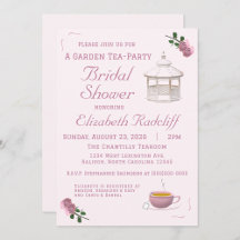 Pink Garden Tea-Party Brautparty