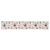 Pink-Gärtnermuster Großer Tischläufer (Horizontal)