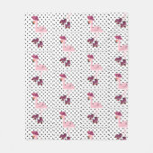 pink garza fleecedecke (Vorderseite)