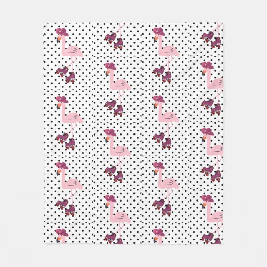 pink garza fleecedecke (Vorderseite)