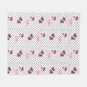 pink garza fleecedecke (Vorderseite (Horizontal))