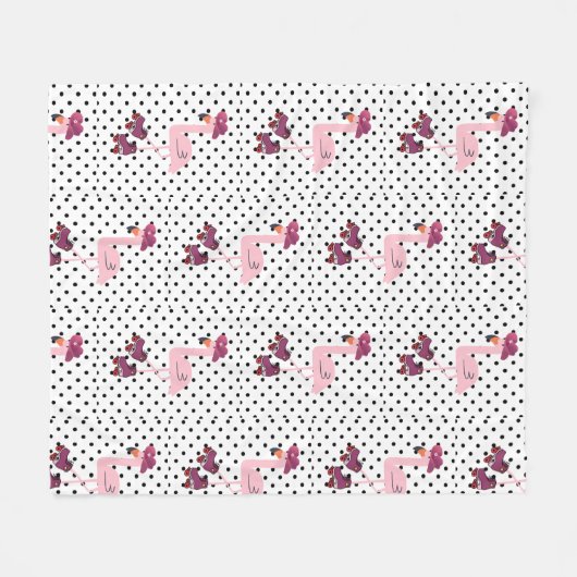 pink garza fleecedecke (Vorderseite (Horizontal))