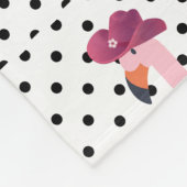 pink garza fleecedecke (Ecke)