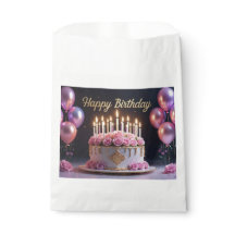 Pink Geburtstagstorte luxuriös elegant extravagant