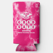 Pink Gefärbte Krawatte Graduation Party Selters Dosenkühler (Rückseite)