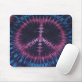Pink Gefärbte Krawatte Peace Sign Mouse Pad Mousepad (Mit Mouse)