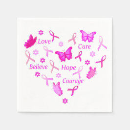 Pink gehen serviette