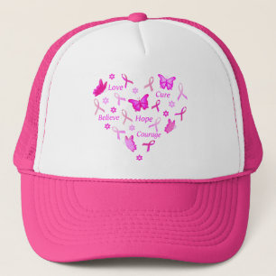 Pink gehen truckerkappe