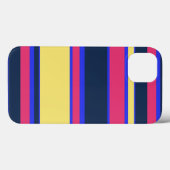 Pink, gelb und blau Streifen Case-Mate iPhone cas Case-Mate iPhone Hülle (Rückseite (Horizontal))