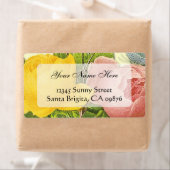 Pink-Gelbe Rosen benutzerdefinierte Großadressen-L (Insitu)