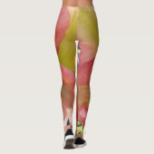 Pink-gelbe Tulip-Leggings Leggings (Rückseite)