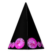 Pink Gemis Party Hat Partyhütchen (Rückseite)