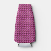 Pink Gemstone Muster Flaschenkühler (Vorderseite)