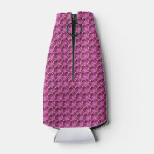 Pink Gemstone Muster Flaschenkühler (Rückseite)