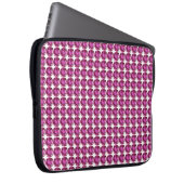 Pink Gemstone Muster Laptopschutzhülle (Vorne Rechts)