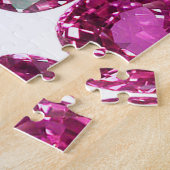 Pink Gemstone Muster Puzzle (Seite)