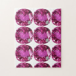 Pink Gemstone Muster Puzzle
