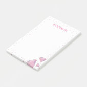 Pink Gemstone Post It Post-it Klebezettel (angewinkelt)