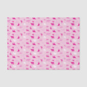 Pink Gemustertes Langornmuster Seidenpapier (Vorderseite)