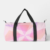Pink Geometric Duffle Bag (Vorderseite)