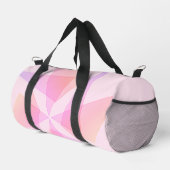 Pink Geometric Duffle Bag (Rechte Ecke)