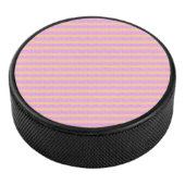 Pink Geometric  Eishockey Puck (3/4)