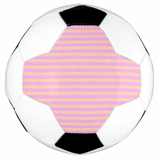 Pink Geometric Fußball (Vorderseite)