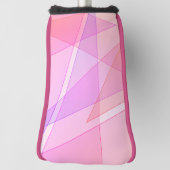 Pink Geometric Golf Headcover (Rotieren 90)