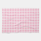 Pink Geometric Küchentuch (Horizontal)