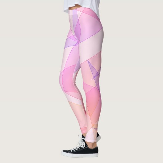 Pink Geometric Leggings (Links)