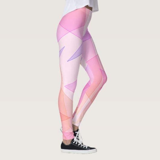 Pink Geometric Leggings (Rechts)
