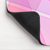 Pink Geometric Mousepad (Ecke)