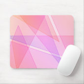 Pink Geometric Mousepad (Mit Mouse)