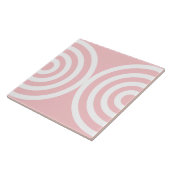 Pink Geometric Muster Mitte Jahrhundert Moderne Fliese (Seite)