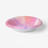 Pink Geometric Pappteller (Gewinkelt)