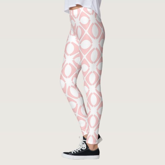 Pink Geometric Pattern Leggings (Links)