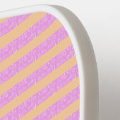 Pink Geometric  Pickleball Schläger (Linke Seite)