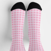 Pink Geometric Socken (Oben)
