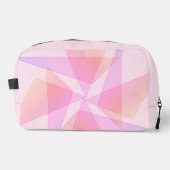 Pink Geometric Waschbeutel (Vorderseite)