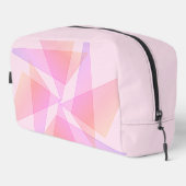 Pink Geometric Waschbeutel (Rechte Ecke)